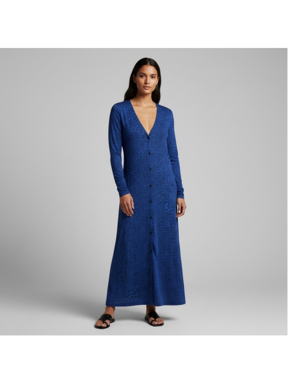 DKNY Long House Dress Size XL Blue